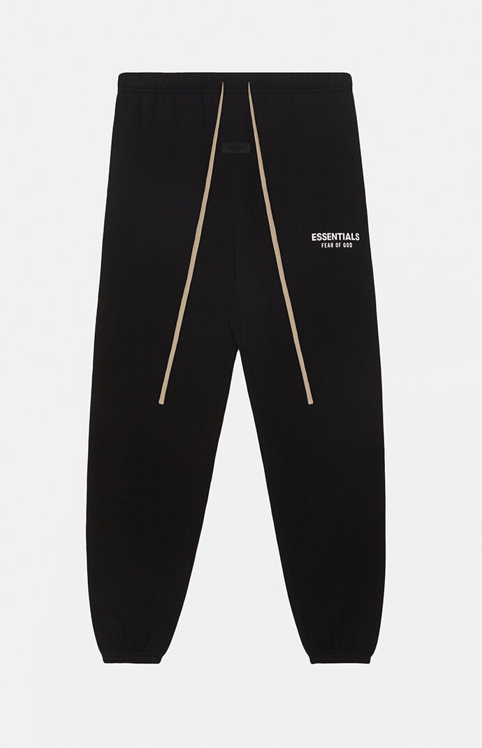 Fear of God Essentials black fleece sweatpants